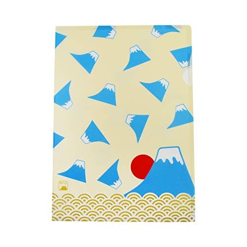 Frontia A4 Size 8.27" x 11.69" Clear Plastic Folder Fuji-yama Japan Import