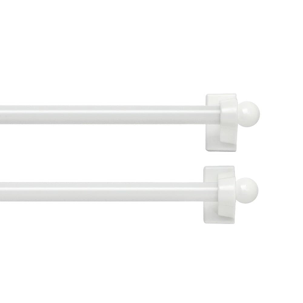 Bali Blinds Magnetic Rod, 7-14", White, 2-Pack