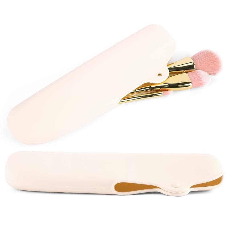 Onlineforu lTDUltimate Silicone Makeup Brush Case, Cream