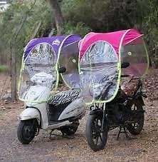 pcr Universal Polyester Umbrella for All 2 Wheeler (Colour May Vary)