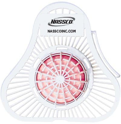 Nasscopara Block Urinal Screen, 3 Ounces, Cherry, 12 per Box