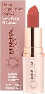 Mineral Fusion Lipstick, Peony, .14 Ounce