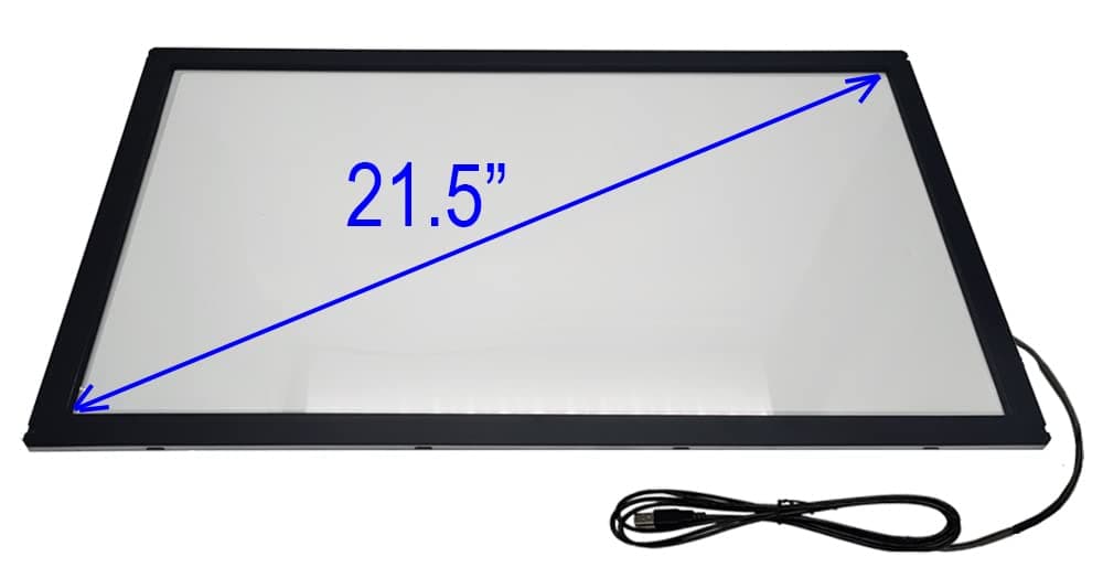 Chengying 21.5 inch (16:9) Infrared Multi-Touch Overlay - IR Touch Frame - 21.5" Infrared Touch Panel - USB Interface - with Protective Glass