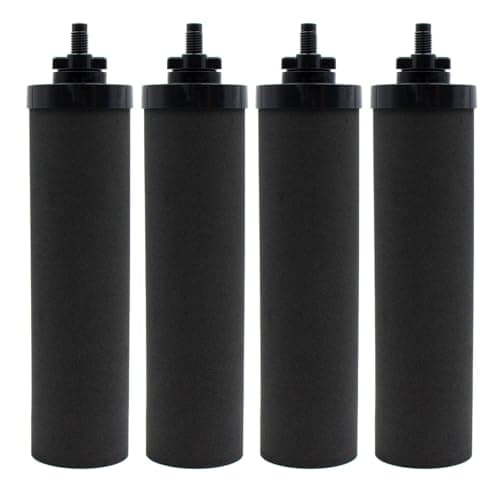 Larayci Water Filter Replacement for BB9-2® Black Activated Carbon Filters, 4 Pack