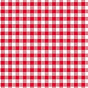 Red Gingham Tissue Paper 500 x 750mm 10 Pack