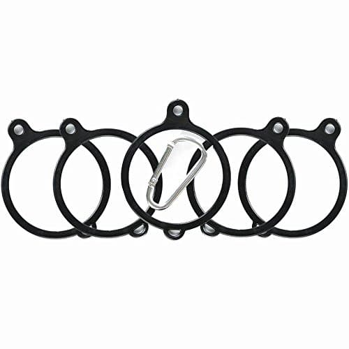 Greant Safety Ring Set Compatible with Hydro Bottle Wide Mouth Water Flask, 12-64 oz, 5 Pack