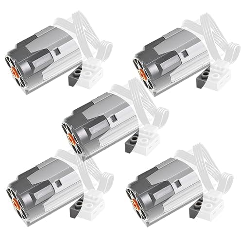 5Pcs Power-Function Technic-Parts Kit M-Motor 8883 Compatible with Lego-Motor-Kit.