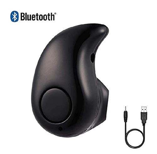 Generic Mini Kaju Wireless Earbud Bluetooth Earphones Headset with Mic for Android Mobile and Apple Devices (Black)
