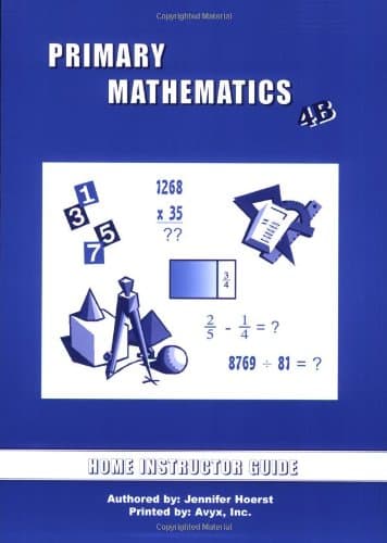 Primary Mathematics Home Instructor's Guide 4B (U.S. Edition)