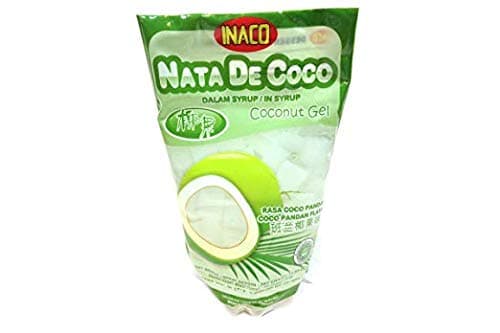 Nata De Coco in Syrup (Coco Pandan Flavor) (Pack of 1)