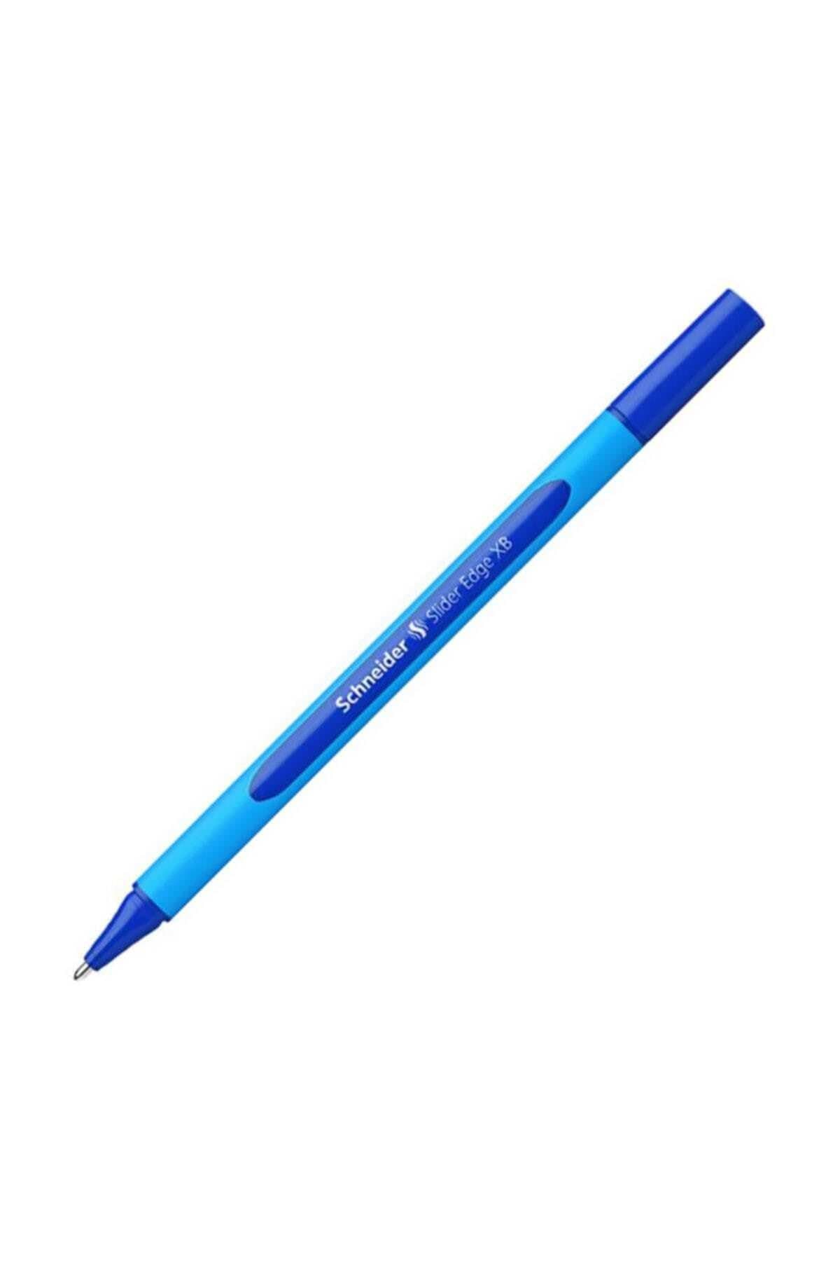 Slider Edge XB (Extra Broad) Ballpoint Pen, 1.4 mm, Light Blue Barrel, Blue Ink, Box of 10 Pens (152203)