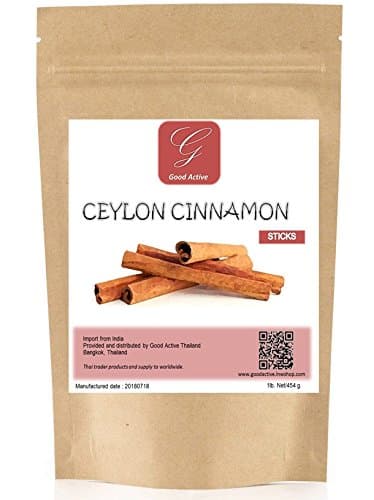 GOOD ACTIVE Ceylon Cinnamon Sticks, Pure Ceylon Cinnamon from Sri Lanka, 1lb