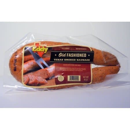 Eddy Old Fashioned Texas Smoked Sausage 14 Oz (4 Pack)