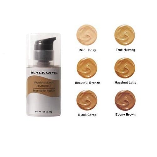 Black Opal FLAWLESS MATCH FOUNDATION #07 Ebony Brown