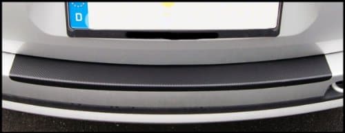 Snudertech 1192 Rear Bumper Protector, Carbon-Style Foil, Black