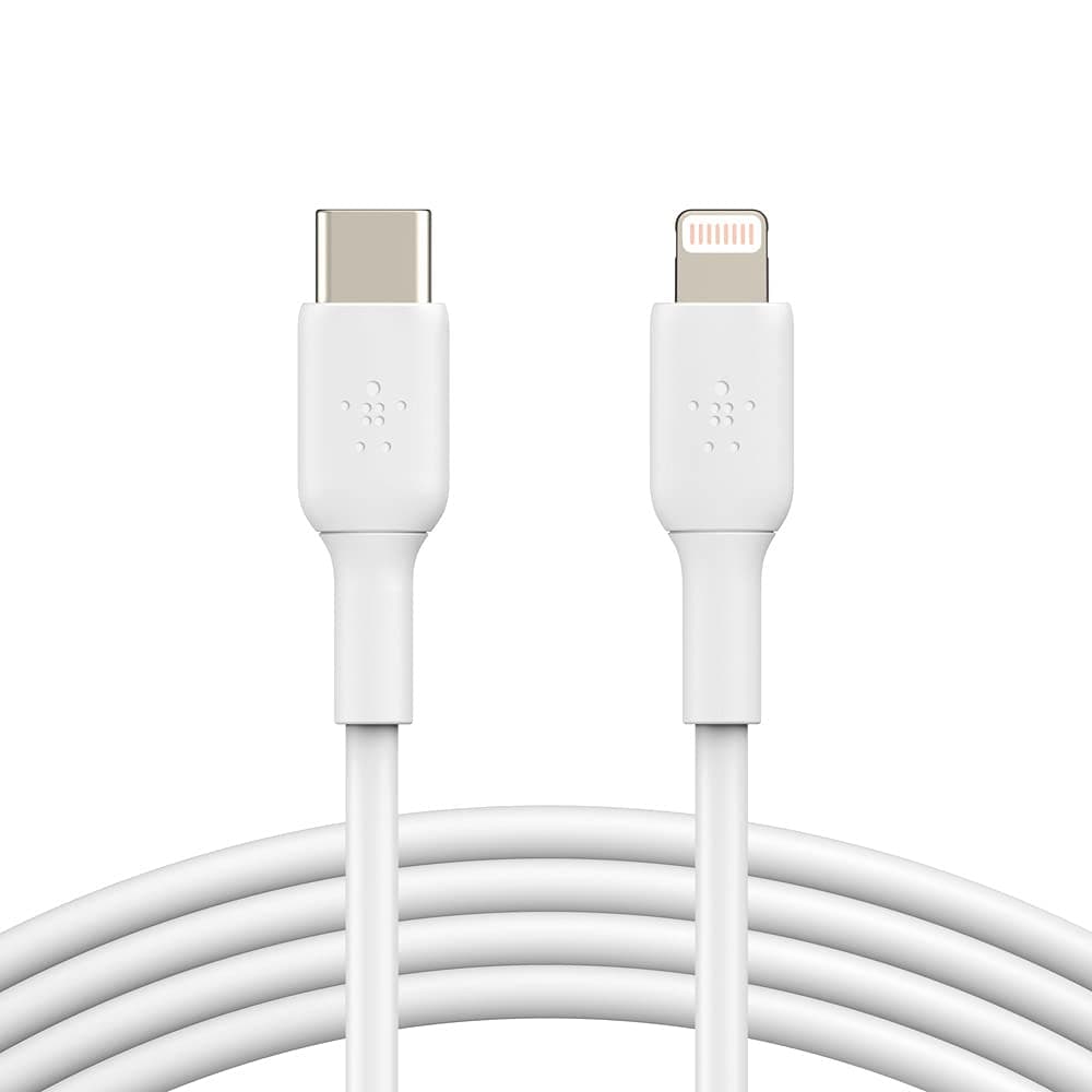 Belkin 1 Meter PVC Lightning to C Cable White
