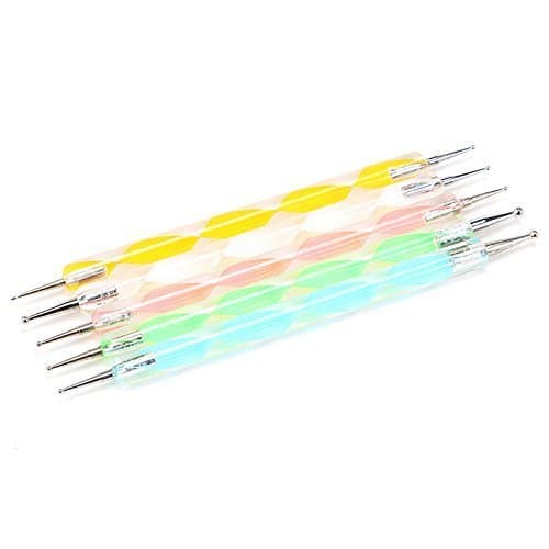 COMIART Ball Styluses Dotting Tool Set for Embossing Pattern Clay Sculpting,Nail Art