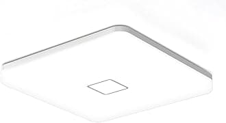 Airand 5000K LED Ceiling Light Flush Mount 24W 12.6in Square LED Ceiling Lamp for Kitchen Bathroom Hallway with 240Pcs LeD Chips Without Flicker, 2050LM, IP44, 80Ra+, 180W Equivalent (Daylight White)