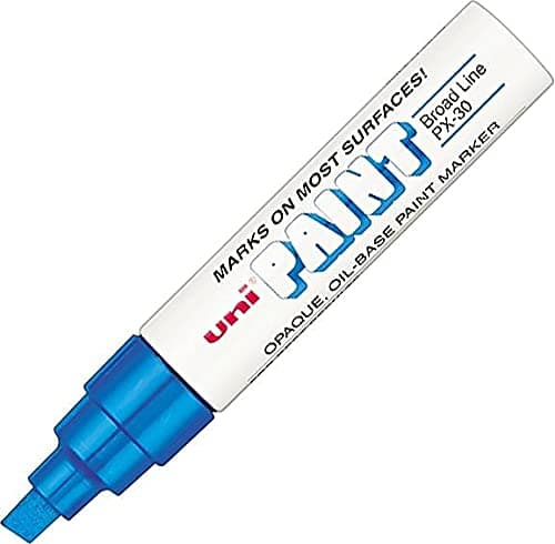 uni-ball Uni-Paint Marker, Broad Tip, Blue Ink