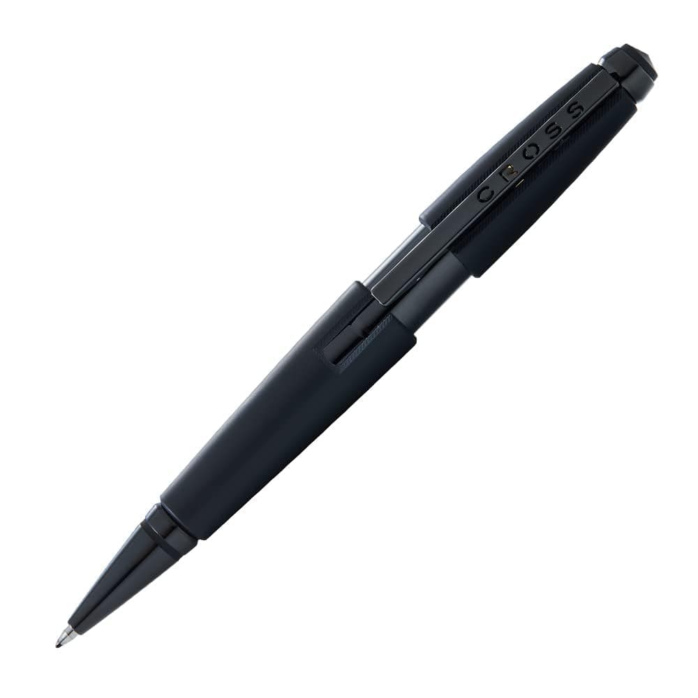 Edge Rollerball Pen with Medium Line Width Black Refillable with Premium Gift Box Matte Black