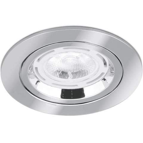 Aurora EnliteEDLM PRO 50W GU10 Fixed Lock Ring Downlight Polished Chrome