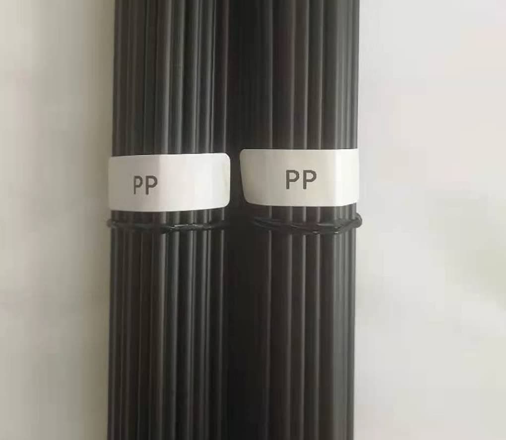 20pcs 19.5inch Plastic Welding Rods Black PP（polypropylene）Welding Strips for...