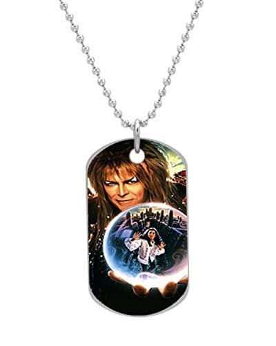 David Bowie3 Customized design personalized unique OvaL Dog Tag Pet Tag Cat Animal Tag necklace pendant Bead Chain