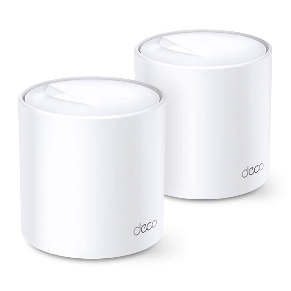 TP-Link Deco WiFi 6 Mesh WiFi System (Deco X20) - Covers up to 4000 Sq.Ft. Replaces Wireless Internet Routers and Extenders, 2-Pack (Renewed)