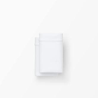 SoftStretch Pillowcase Set, King Size, Bamboo Blend, Moisture-Wicking, Silky Smooth, True White Fits Purple Pillows & More