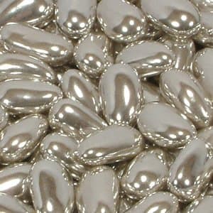 Silver Almonds Wedding Favours x100