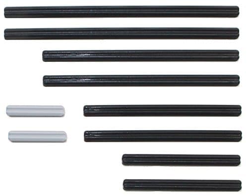 Todd E Toys LLC Lego 10pc Technic axle Set (3M 6M 8M 10M 12M Mindstorms nxt Robot Gear)