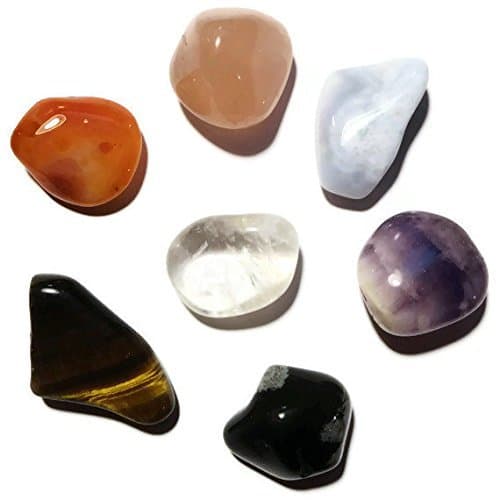 7 Chakra Crystal Healing Tumbled Stones Set