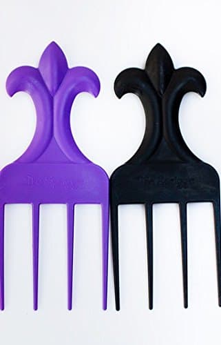 Hair Pick 2-Pack Black/Purple