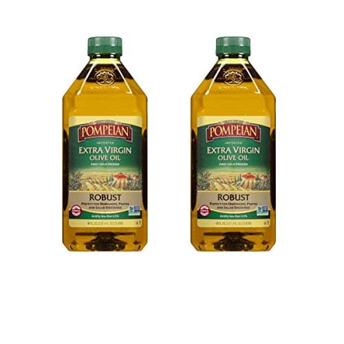 Pompeian Robust Extra Virgin Olive Oil, First Cold Pressed, Low Acidity, 68 Ounce ( 2 pack )