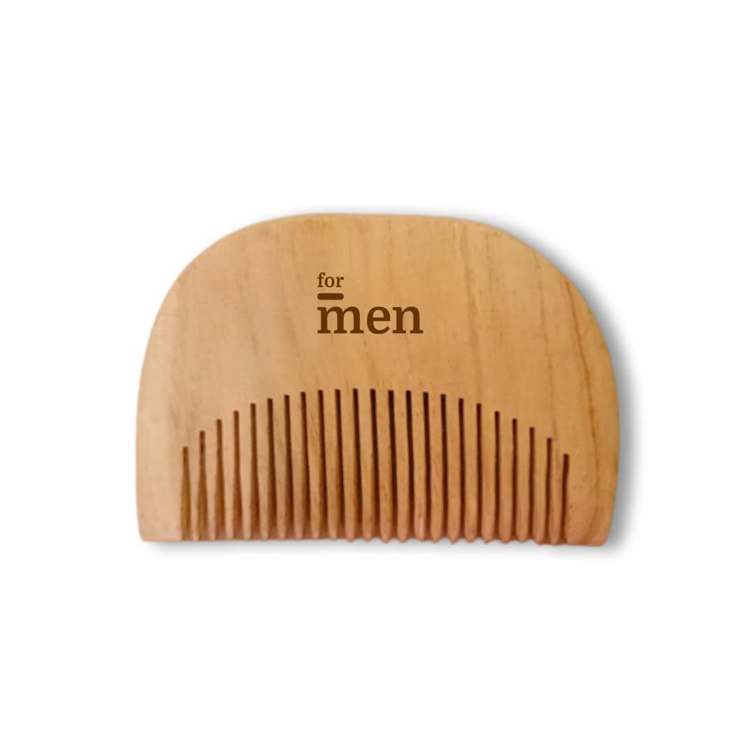ForMen Beard Comb | 100% Natural | Style your Beard | Pocket Size Neem Comb for Men