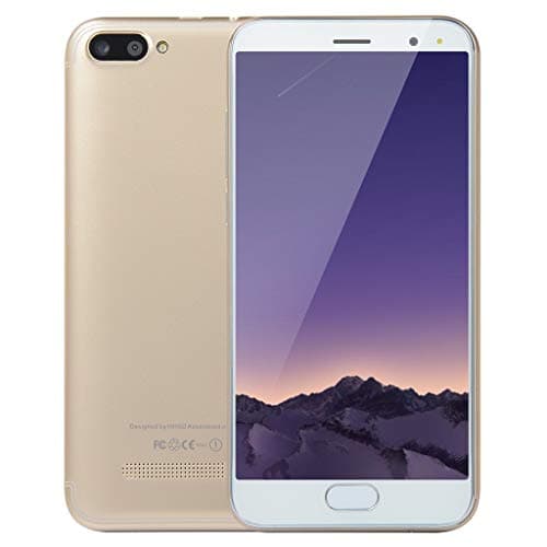 New Unlocked Smartphone - 5.0 inch Android Dual SIM/Camera GSM/WCDMA Call Mobile Phone - 3G 1G RAM +4G ROM Cellphone (Gold, 5.0 Inches)
