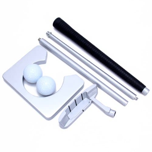 Executive Complete Indoor Golf Putter Gift Set Shaft 4-Section with Ball Hole-Cup