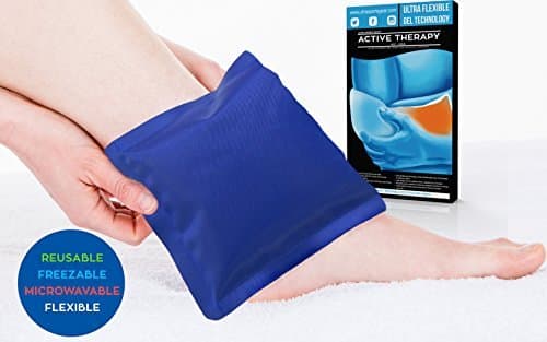Active Therapy Hot and Cold Gel Pack - Ultra Flexible Ice Packs for Injuries, Pain & Muscle Aches w/Heat for Maximum Relief & Comfort