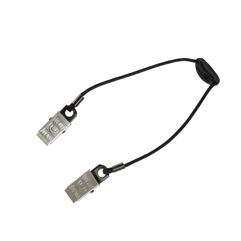 The Hat ProsLightweight Cap Catcher | Adjustable 10" Braided Nylon Hat Retention Cord w/Bulldog Clips & Rubber Bead, Durable, Travel-Friendly Design