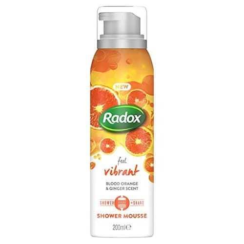 Radox Feel Vibrant Shower Mousse 200Ml