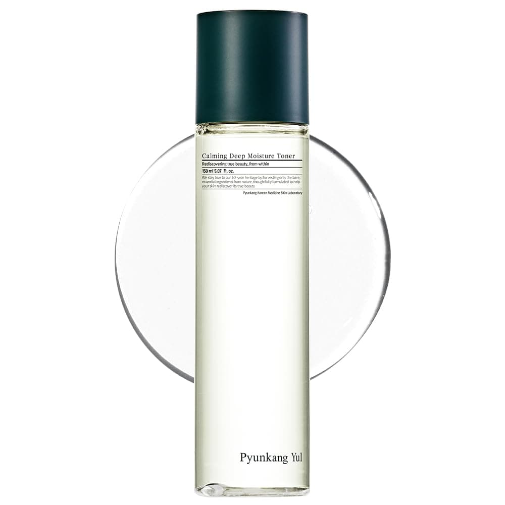 [PKY] Pyunkang Yul Calming Deep Moisture Low pH Toner Instantly Soothes Sensitive Skin, Pore and Sebum Care with AHA, PHA, Non-comedogenic, Vegan, Korean Skincare (5.07 Fl. Oz, 150ml)