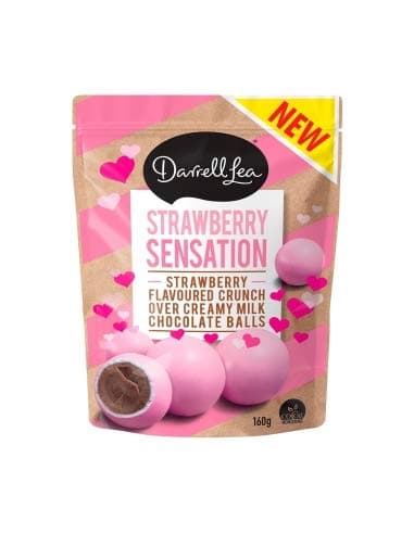 Darrell Lea Strawberry Sensations 160g x 12