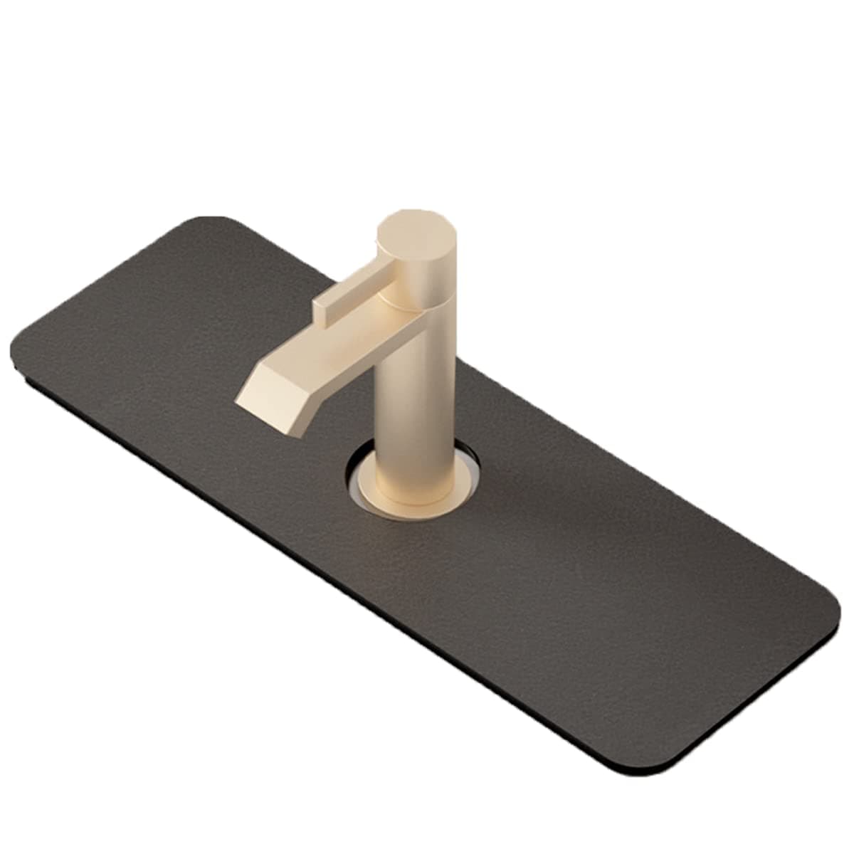 GRHOSE 2PCS Super Absorbent Fast Drying Mat Sink Gadgets, Splash Guard for Sink Faucet, Kitchen Sink Drip Catcher - Drip Mat for Kitchen, Bathroom, Countertop