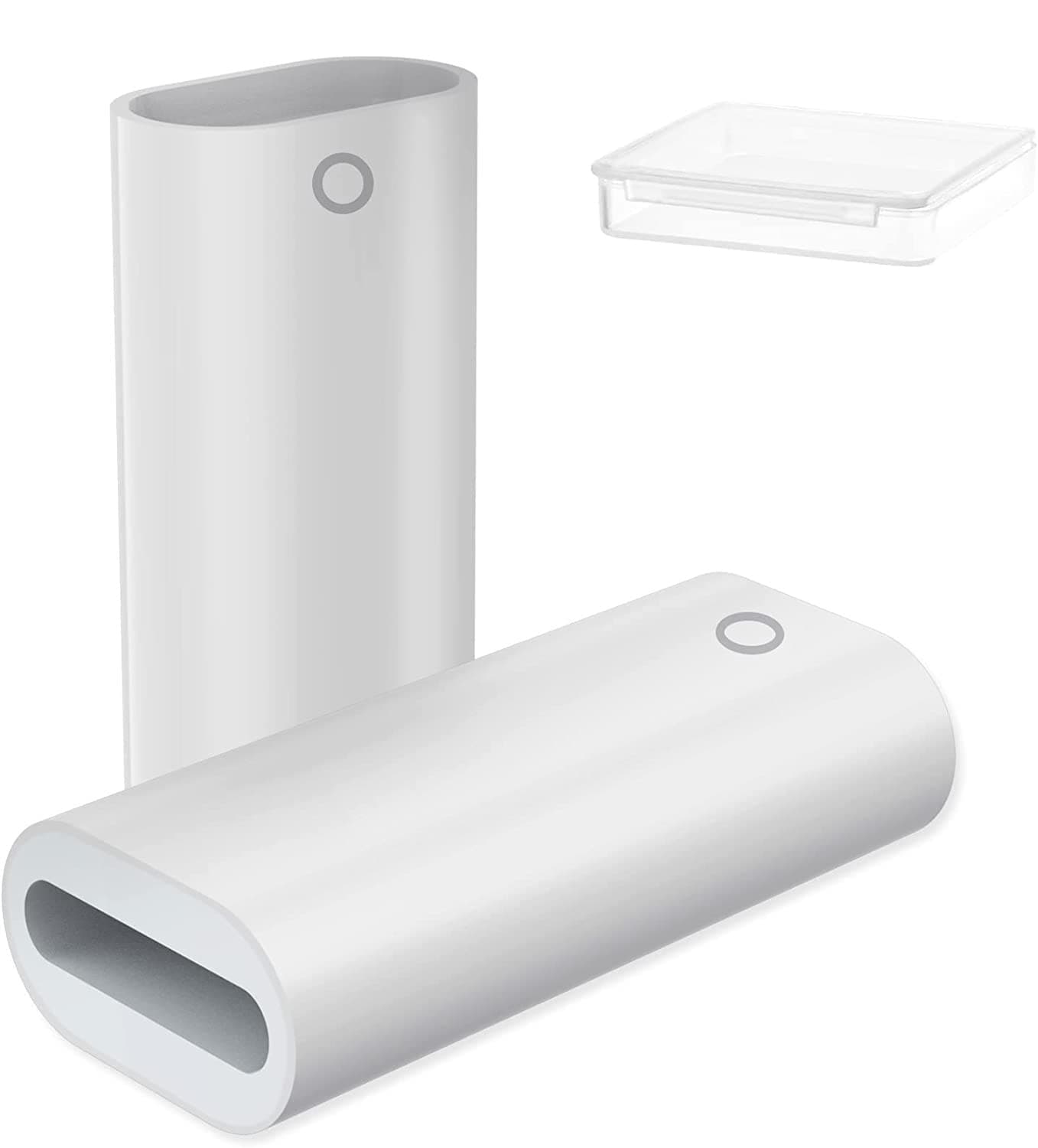 flintronic 2 Pcs Charging Adapter Connector Compatible with Apple Pencil 1st Generation, Female to Female Compatible with iPad Pro 12.9" 10.5" 9.7" iPad Air 3rd Generation, etc.