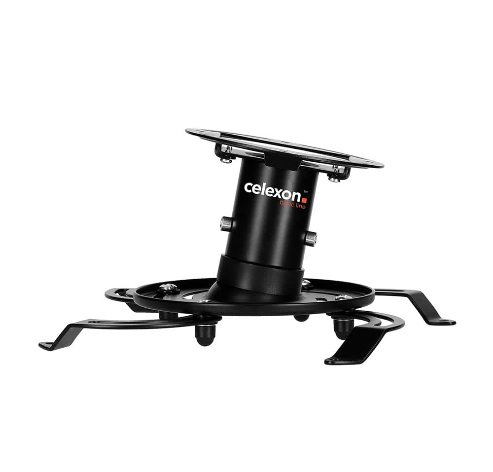 celexon universal Projector Ceiling Mount PDH130 - black - up to 15 Kg - inclinable - 13cm ceiling distance