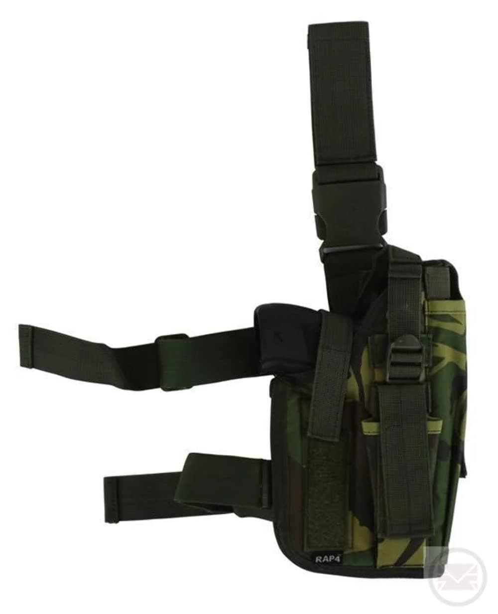 Tactical Drop Leg Gun Holster - Right Hand - Large