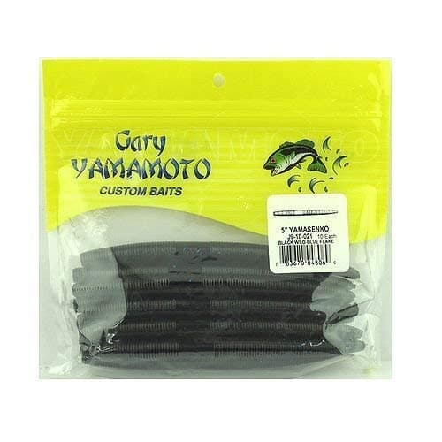 Gary YamamotoSenko Black/Blue Flake (5")