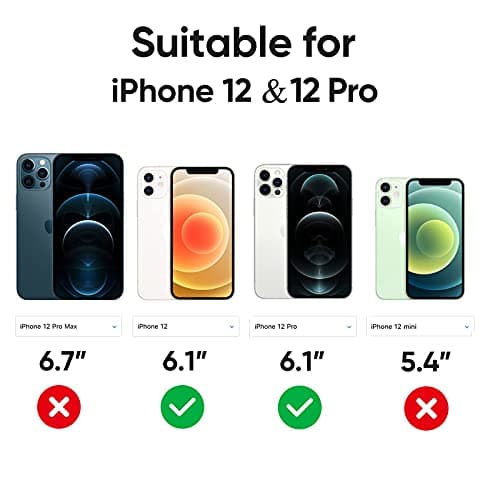 MAXCURY Case for iPhone 12, iPhone 12 Pro Case, Premium Slim Shockproof Protective Phone Cases for Men & Women, Hard Back Phone Cover (Marine Resident)