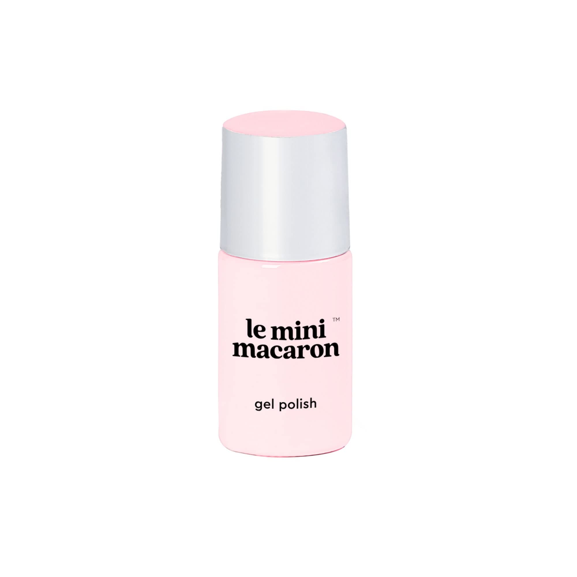 le mini macaron One Step Gel Nail Polish 3-in-1 Base Coat, Color and Top Coat. Salon Quality | Smudge-Free | Chip Free | Long Lasting | Quick Drying | Soak Off | Glossy (Rose Glacée)