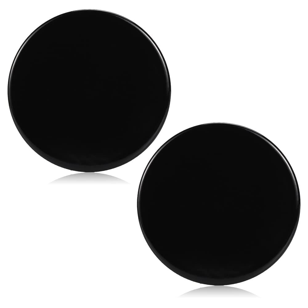 [Upgraded] WB29K10023 Range Medium Burner Cap Replacement Part, Fit for GE Gas Range/Stove/Oven/Cooktop, 3.2 Inch Diameter (2Pcs)